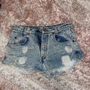 Vintage Distressed Levi's Medium Jean Shorts